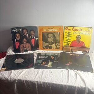 Vintage Vinyl Record Lot: Ray Charles, Supremes, Aretha Franklin & More!
